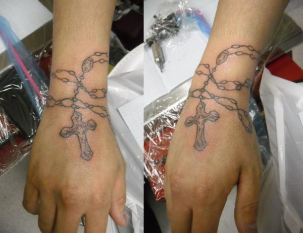 Rosary Beads Tattoo