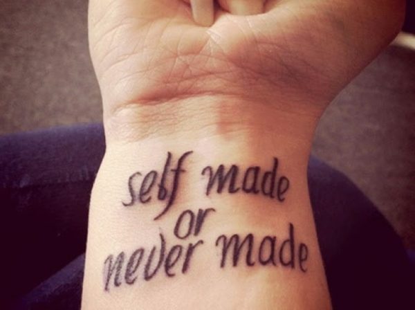 Self Made Or Never Made