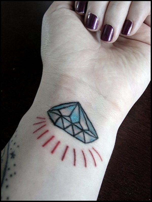 Shining Diamond Tattoo