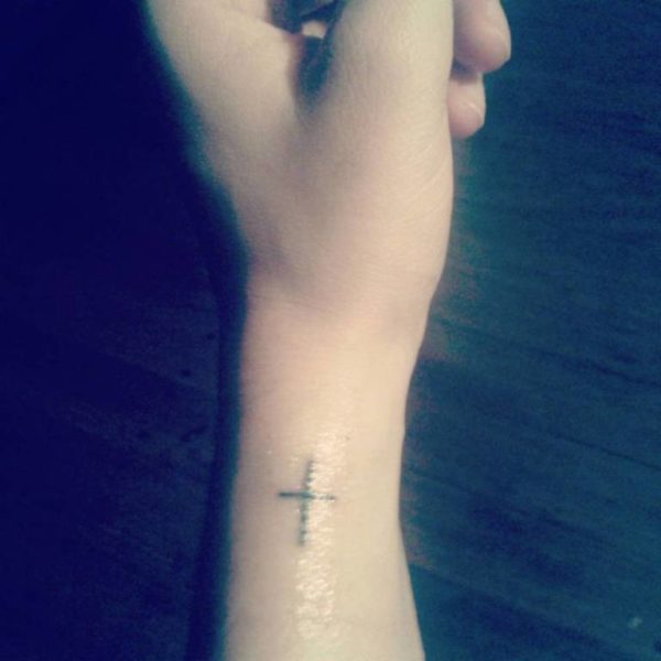 Simple Cross Tattoo