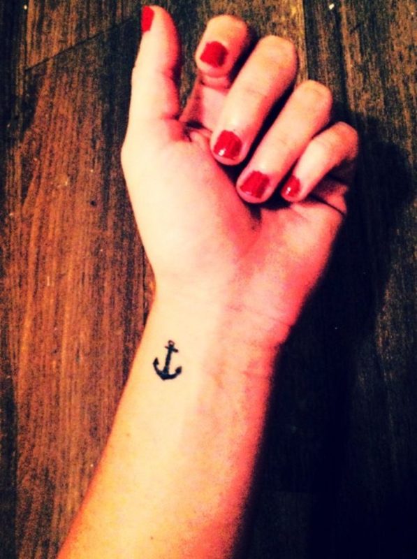 Small Anchor Tattoo