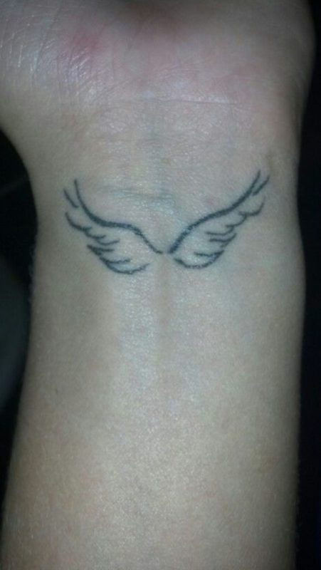 Small Angel Wings Tattoo