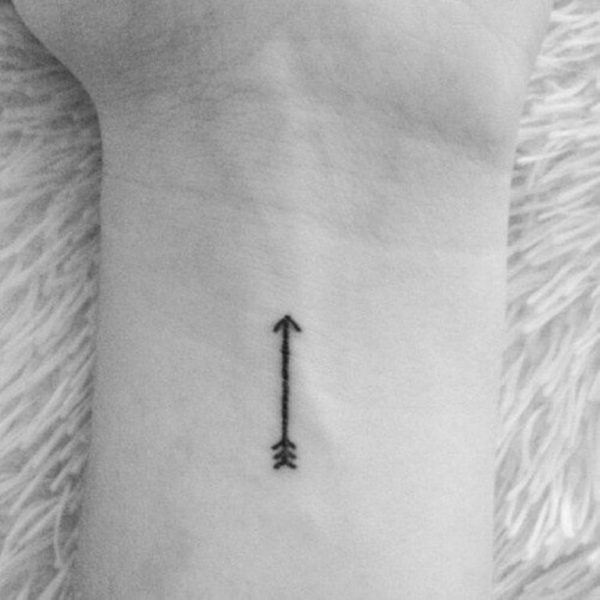 Small Black Tattoo On Wrist