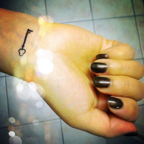 Small Key Tattoo