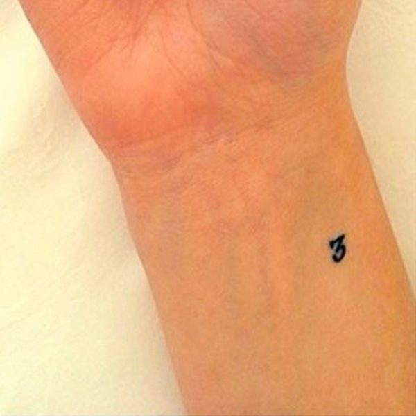 Small Number Tattoo