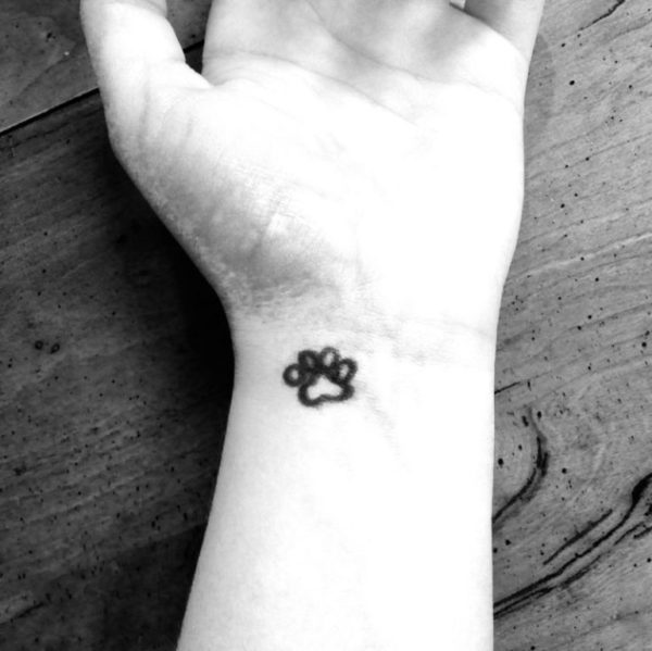 Small Paw Tattoo