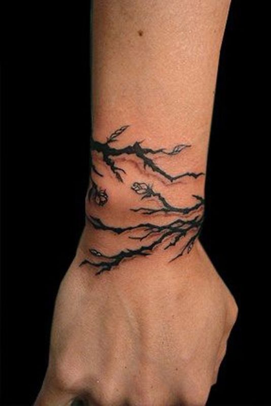Small Tree Tattoo On Wrist