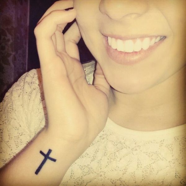 Fancy Cross Tattoo