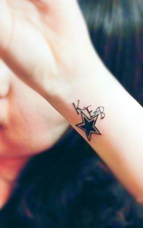 Star Tattoo On Wrist