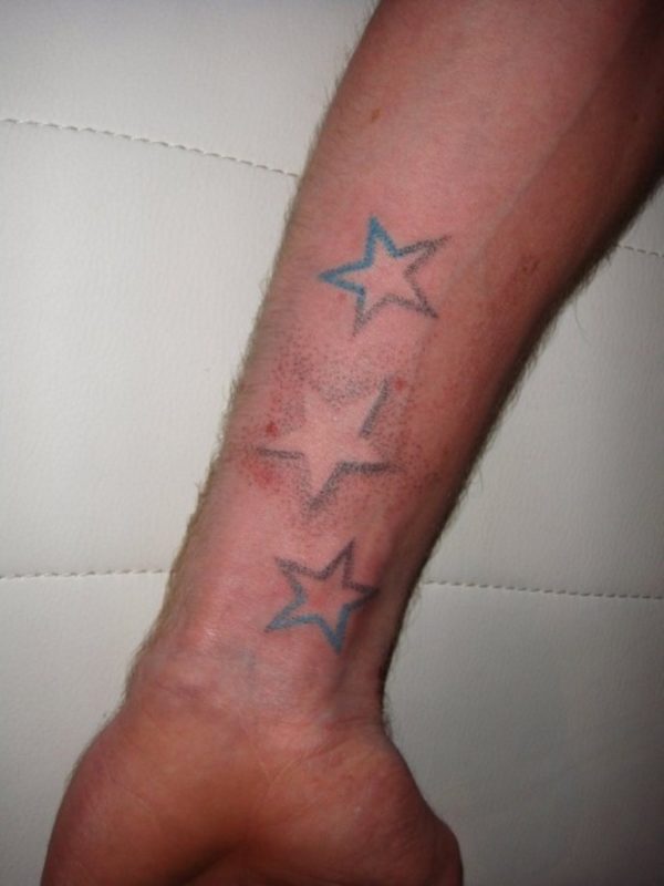 Stars Tattoo Designs On Wrist