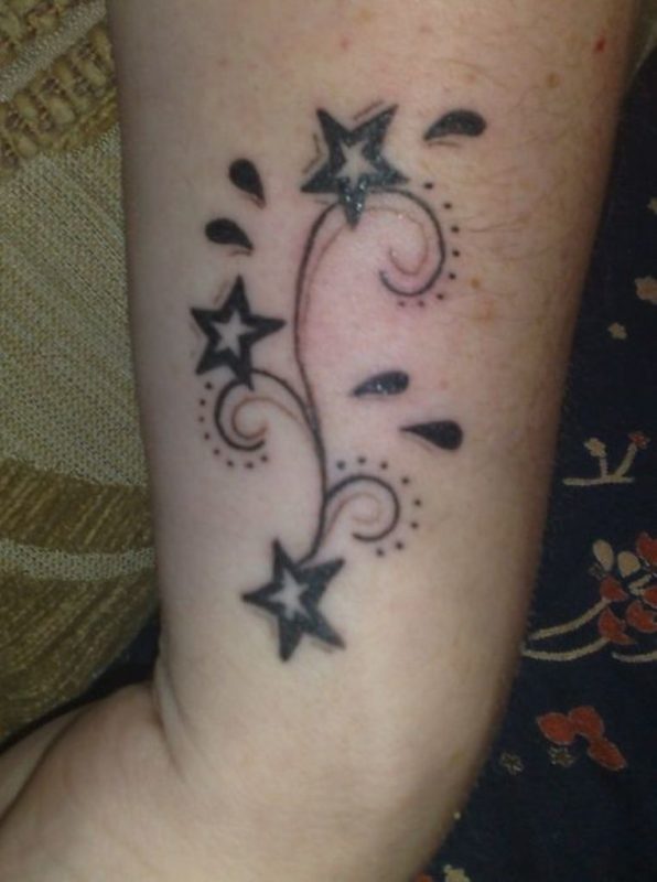 Stars Vine Tattoo