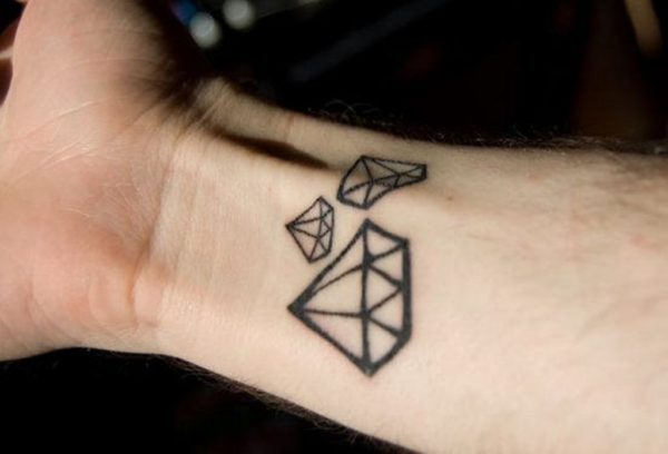 Stylish Diamond Tattoo