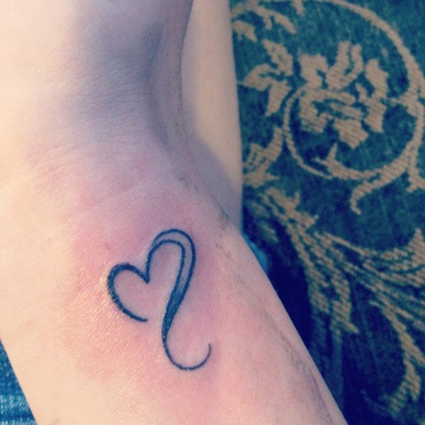 Stylish Heart Tattoo