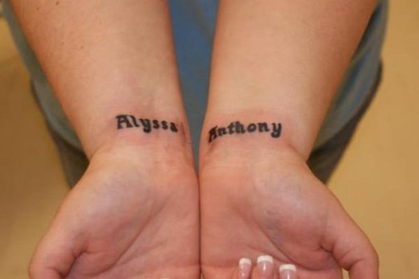 Stylish Name Tattoo