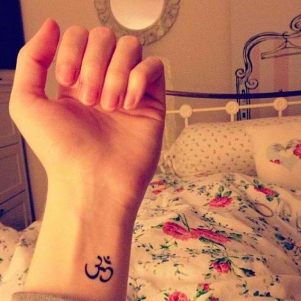 Stylish Om Tattoo