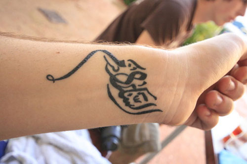 Stylish Wrist Tattoo