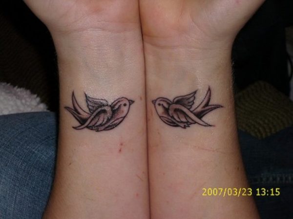 Swallow Tattoo On Wrist