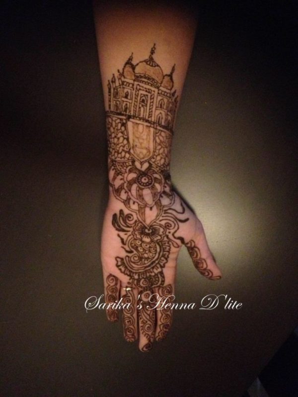 Taj Mahal Tattoo On Wrist