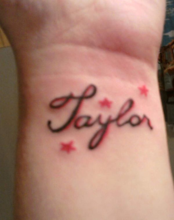 Taylor Name Tattoo