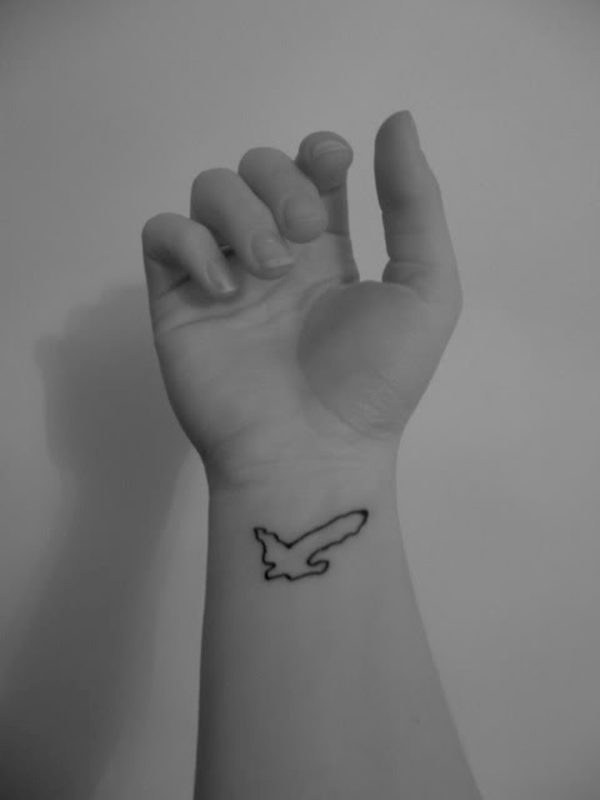 Tiny Bird Tattoo For Wrist