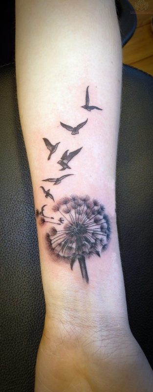 Tree And Birds Tattoo