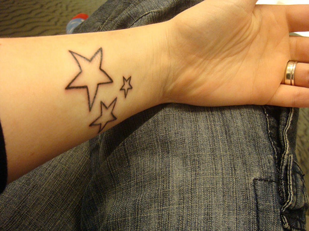 82 Fantastic Wrist Stars Tattoos.