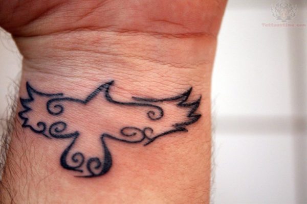 Tribal Bird Tattoo