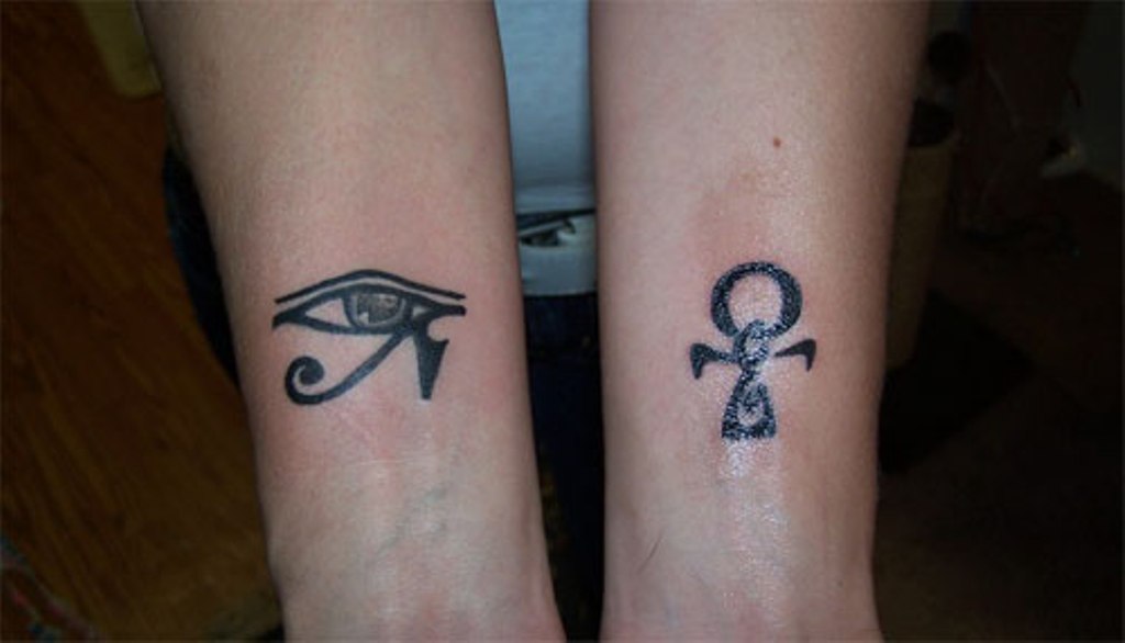 23 Attractive Egyptian Wrist Tattoos Design.