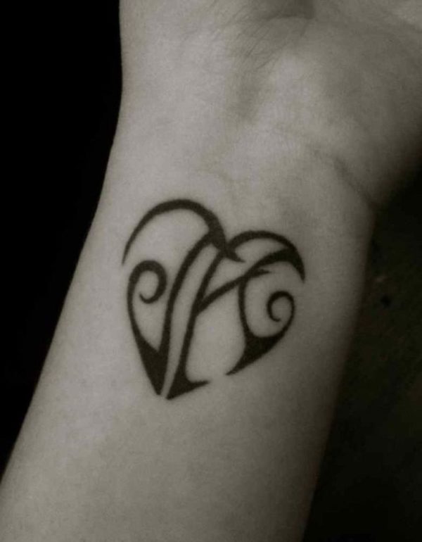 Tribal Heart Tattoo