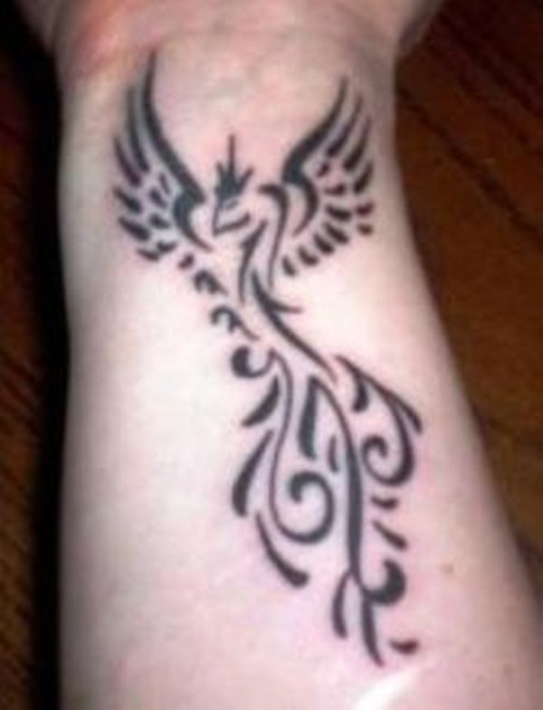 Tribal Phoenix Tattoo