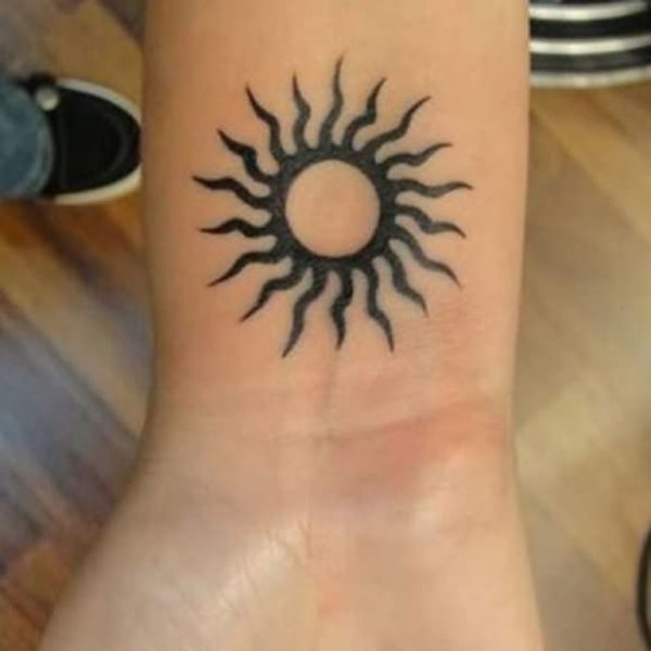 Tribal Sun Tattoo