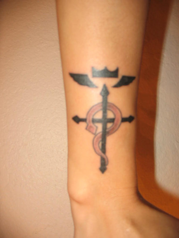 Twin Rosary Tattoo On Wrist