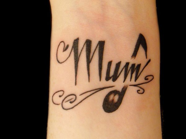 Unique Music Notes Tattoo