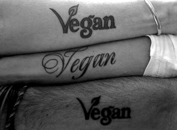 Vegan Wrist Tattoo