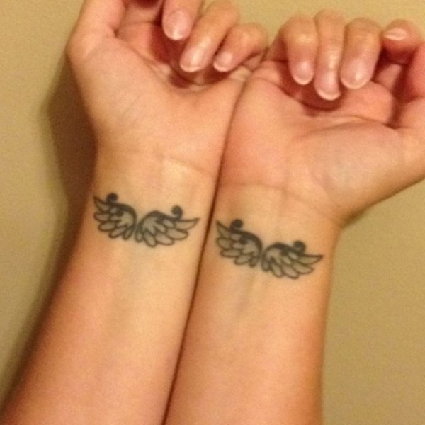 Wings Tattoo On Wrist