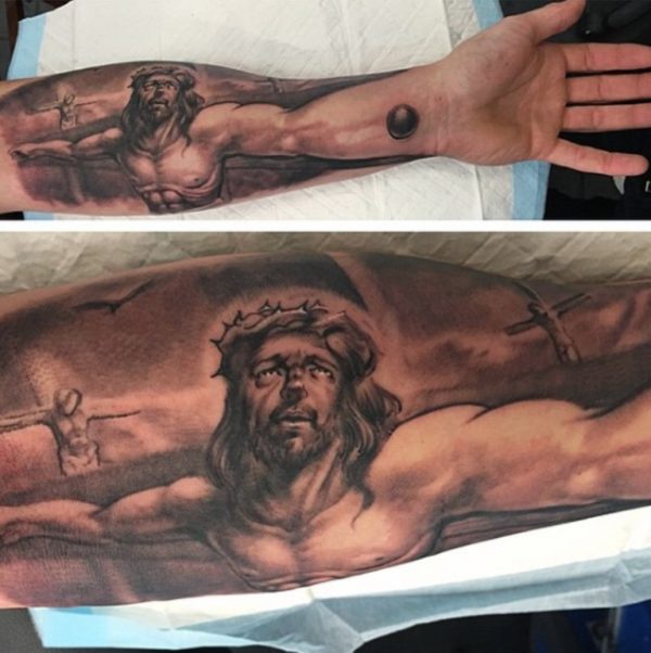 Wonderful Jesus Tattoo On Wrist