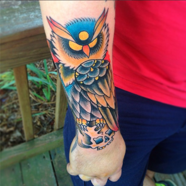 Wonderful Owl Tattoo