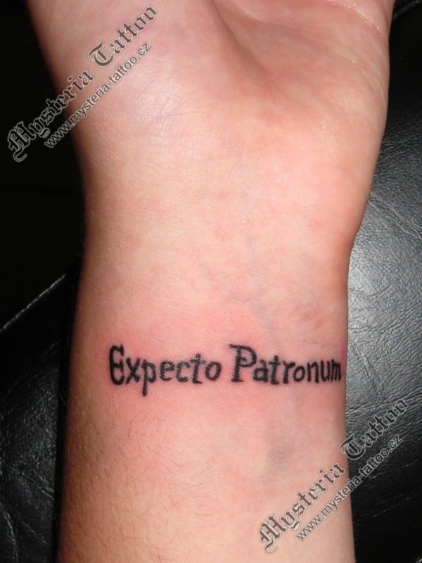 Word Tattoo On Wrist 