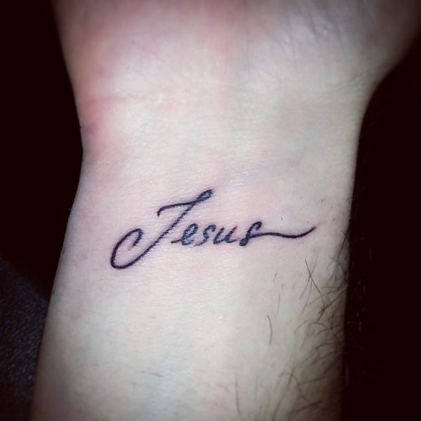 Word Tattoo On Wrist