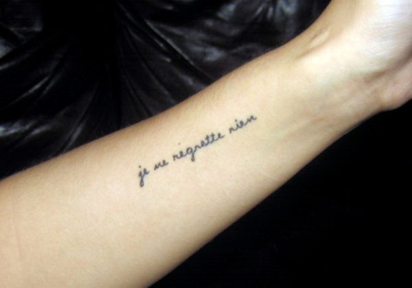 Wording Tattoo 