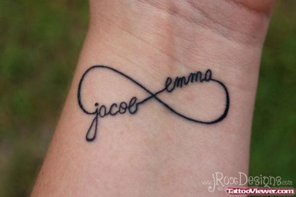 Wording Tattoo On Wrist