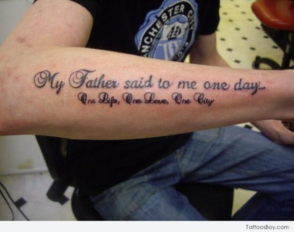 Wording Tattoo