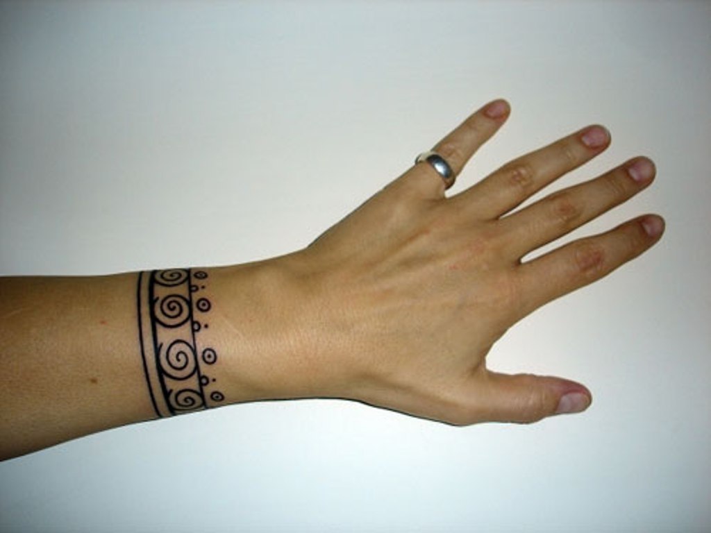 Wrist Bracelet Tattoo.