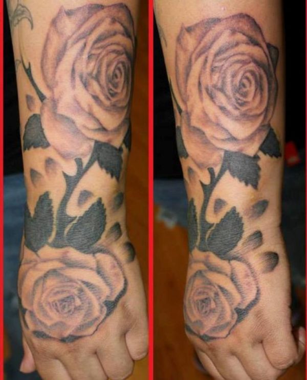 Beautiful Rose Tattoo