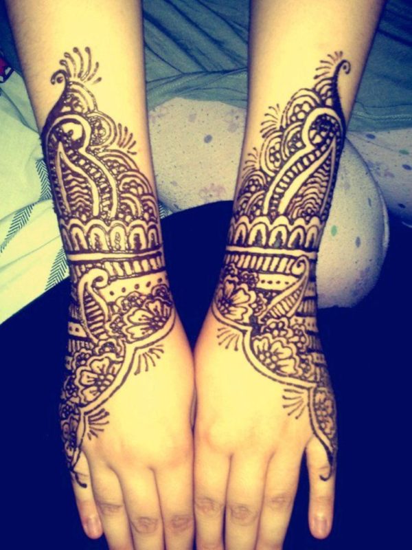 Wrist Cover Mehndi Tattoo