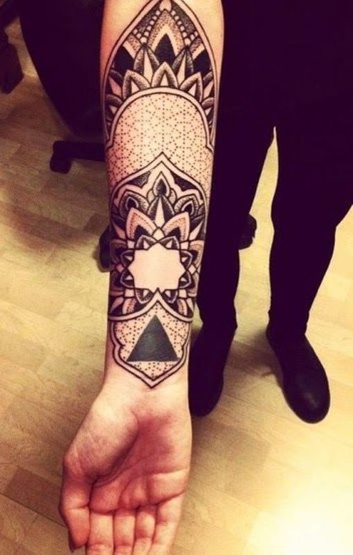 Mandala Tattoo On Wrist