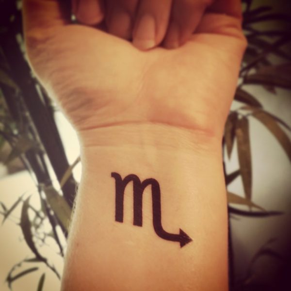 Zodiac Word Tattoo