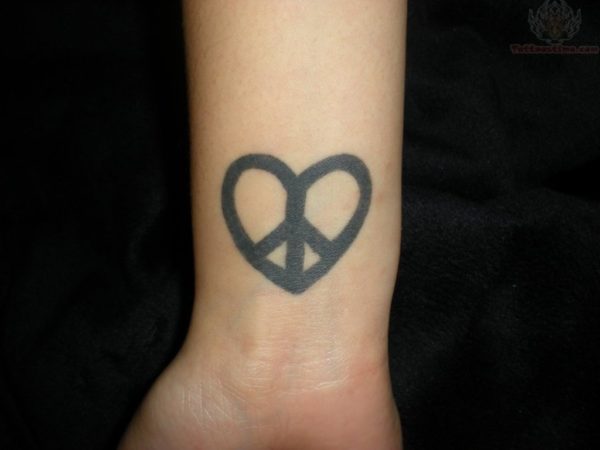 Heart Tattoo On Wrist