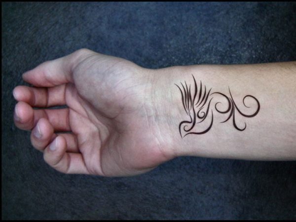 Tribal Bird Tattoo