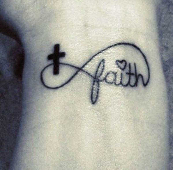 Adorable Faith Wrist Tattoo